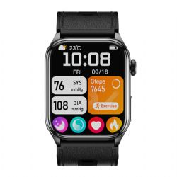 Wonlex MF30 ECG Air Pump Blood Pressure Smartwatch for Seniors