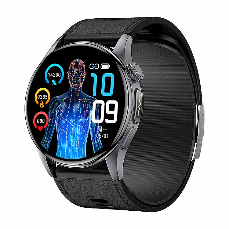 Bluetooth AMOLED Premium Blood Pressure Air Pump Smartwatch – Model MF40