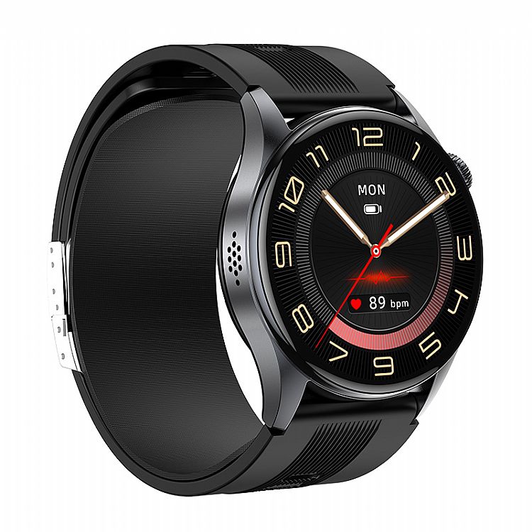 Bluetooth AMOLED Premium Blood Pressure Air Pump Smartwatch – Model MF40
