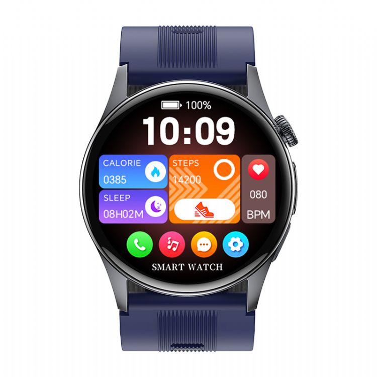 Bluetooth AMOLED Premium BP Air Pump, ECG & PPG Senior Health Watch - Model MF40