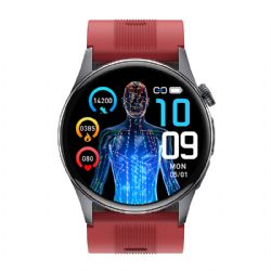 Bluetooth AMOLED Premium BP Air Pump, ECG & PPG Senior Health Watch - Model MF40