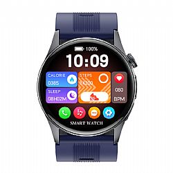 Часы для пожилых людей с Bluetooth AMOLED Premium, насосом для измерения артериального давления, ЭКГ и ФПГ - модель MF40