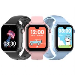 Montre connectée KT37 ultra-mince avec IA, écran AMOLED 4G et GPS, compatible Android et Google Play