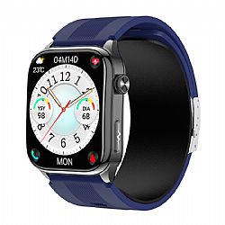Montre connectée pour seniors avec pompe à air, ECG et PPG, Bluetooth et tension artérielle - Modèle MF30