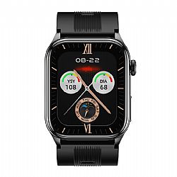 Montre connectée pour seniors avec pompe à air, ECG et PPG, Bluetooth et tension artérielle - Modèle MF30