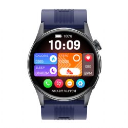 Montre connectée Bluetooth AMOLED haut de gamme pour seniors avec pompe à air, ECG et PPG - Modèle MF40