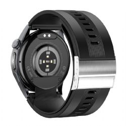 Montre connectée Bluetooth AMOLED haut de gamme pour seniors avec pompe à air, ECG et PPG - Modèle MF40