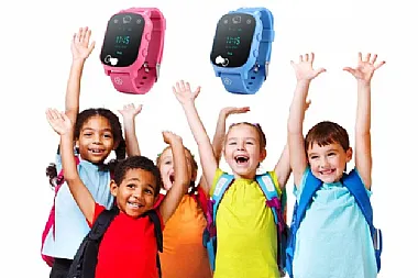 Revue de la montre GPS pour enfants Wonlex GW700 pink&blue