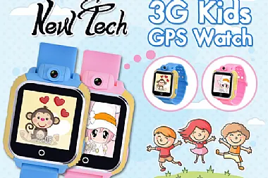 Đồng hồ định vị trẻ em Wonlex GPS GW1000 - Mạng 3G & Camera 200M