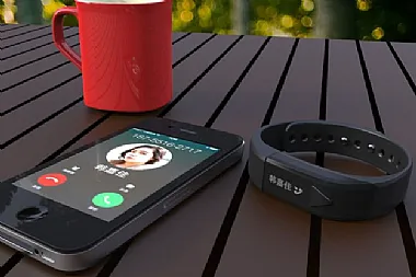 Инновационная носимая технология - браслет Bluetooth