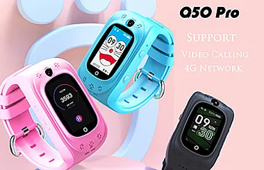 Reloj inteligente Wonlex 4G CAT 1 para videollamadas Q50 Pro