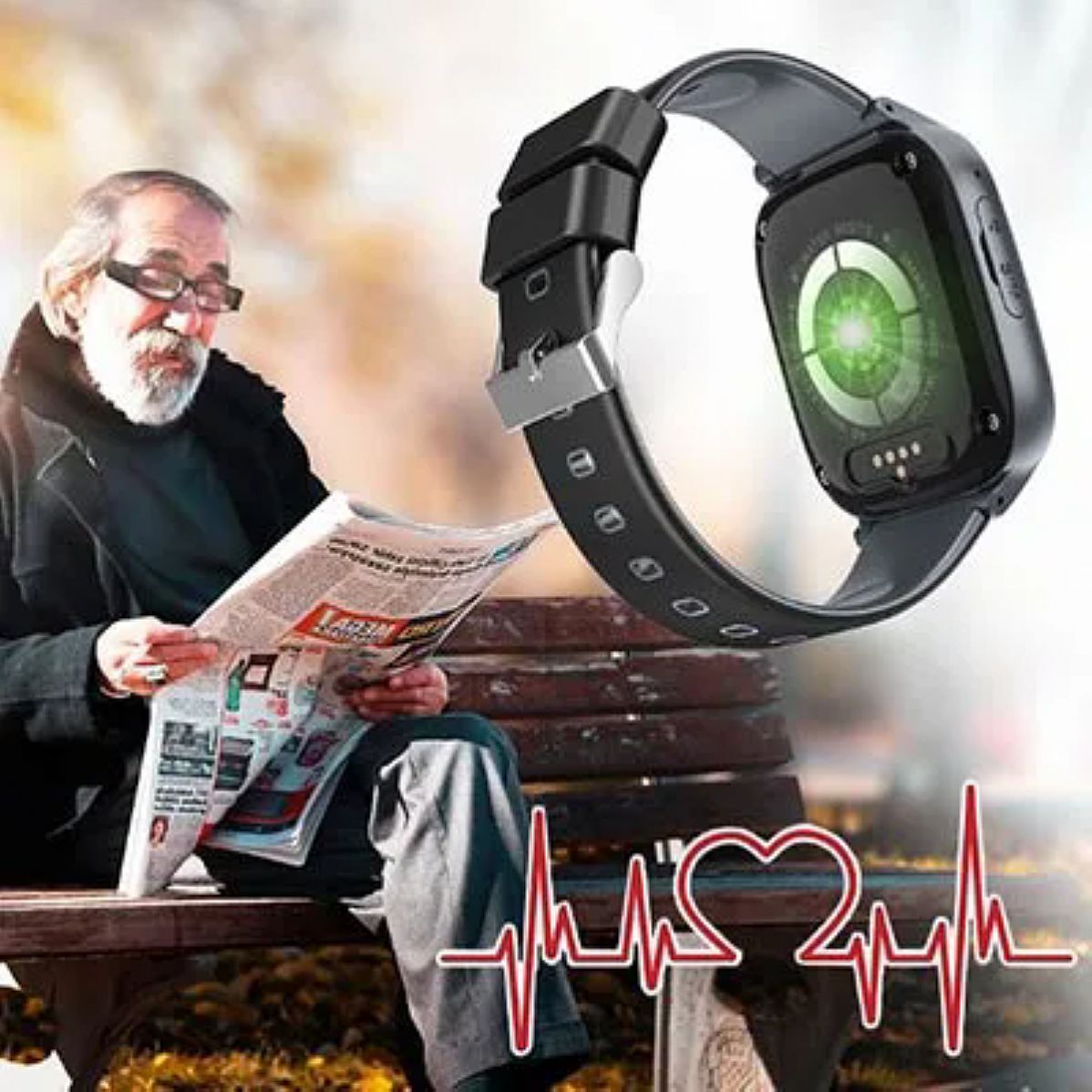 GPS detector smart pedometer tracking watch phone for elder with loud  speaker : SIFGPS-1.1 - SIFSOF