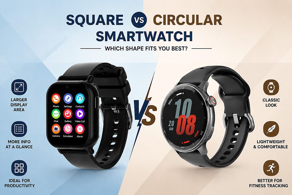 Square vs Round Smartwatches