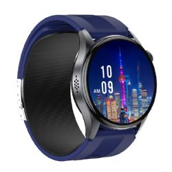 Reloj de salud para personas mayores con bomba de presión arterial, ECG y PPG, Bluetooth y pantalla AMOLED de alta calidad - Modelo MF40