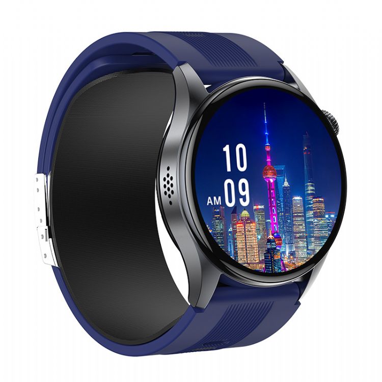 Reloj de salud para personas mayores con bomba de presión arterial, ECG y PPG, Bluetooth y pantalla AMOLED de alta calidad - Modelo MF40