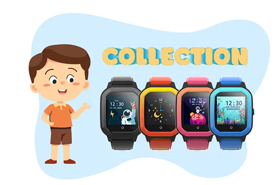 Wonlex - Reloj inteligente 4G para niños, llamadas y mensajes de texto,  para niños y niñas de 4 a 12 años, con tarjeta SIM, rastreador GPS,  pantalla