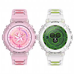 KF02 Kids Bluetooth Smartwatch with Transparent Case