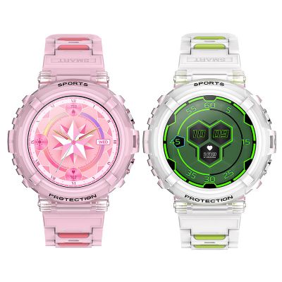 KF02 Kids Bluetooth Smartwatch with Transparent Case