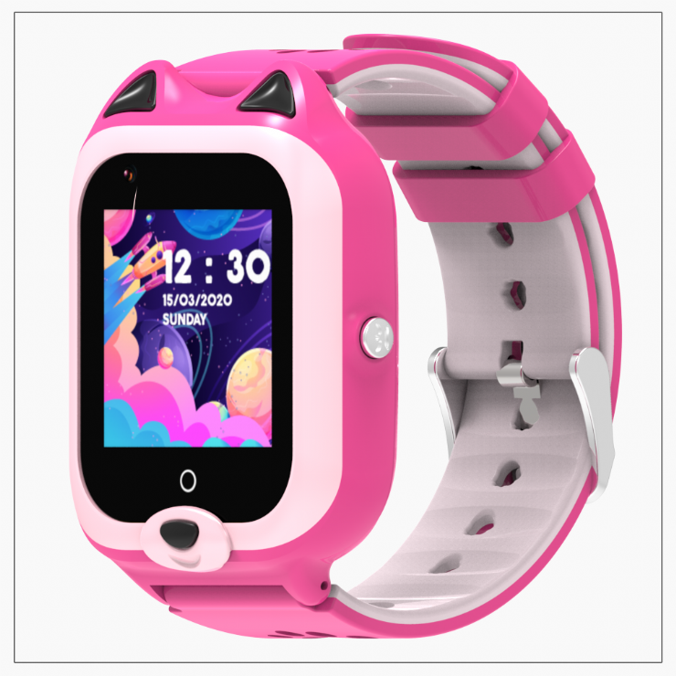 4G Android GPS Watch for Kids with Changeable Case KT22
