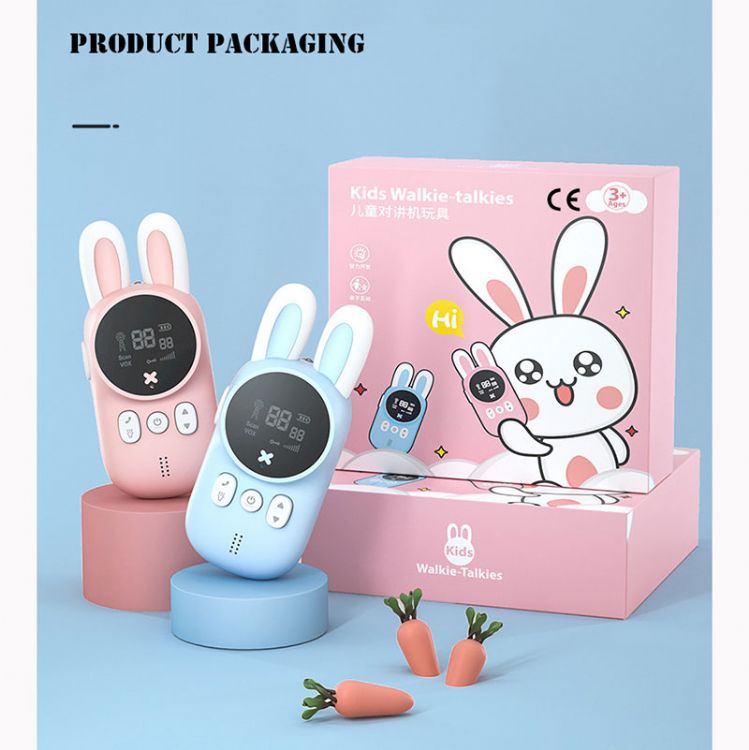 Nuevo Walkie Talkie de conejito de moda para niños DN01