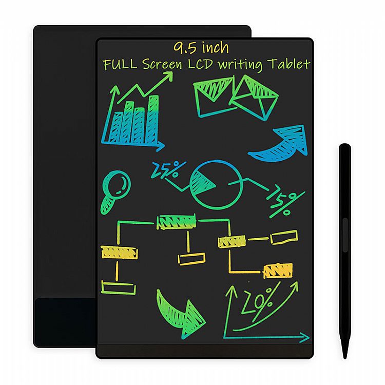 Tableta de escritura LCD portátil resistente a caídas de 9,5 pulgadas DN095