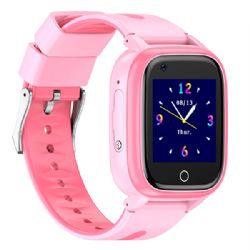 4G CAT1 GPS SOS Videocall Kids SmartWatch CT03 avec boîtier transparent