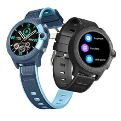 4G nouveau design GPS SOS appel vidéo enfants montre intelligente ronde CT04