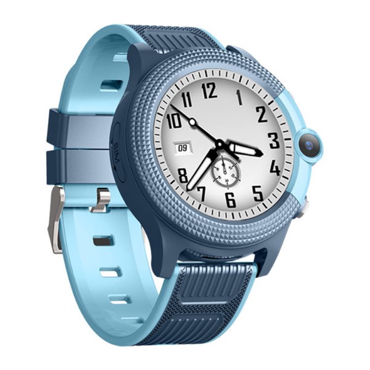 4G nouveau design GPS SOS appel vidéo enfants montre intelligente ronde CT04