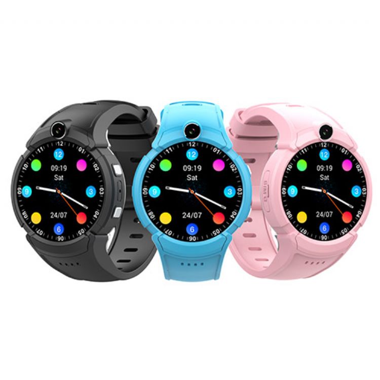 4G CAT1 GPS SOS appel vidéo enfants montre intelligente ronde CT05