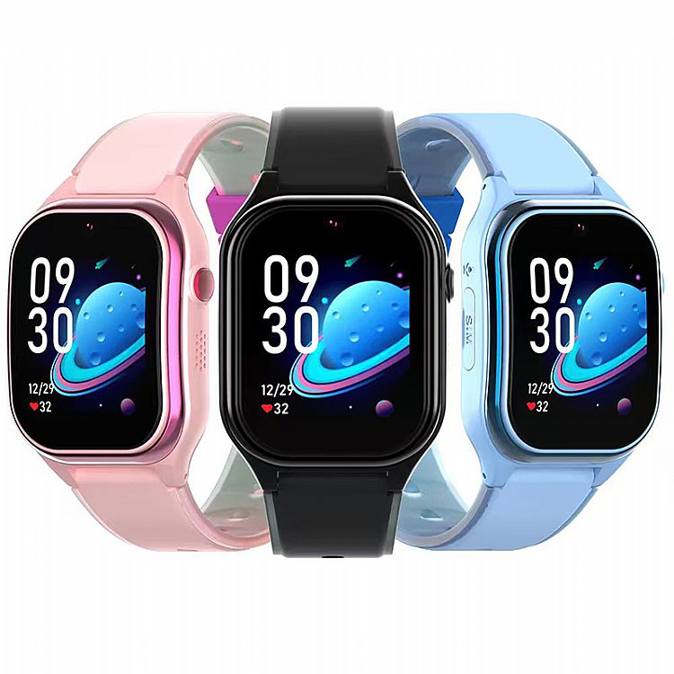 Montre GPS pour enfants Wonlex CT26 4G : petite montre à écran incurvé avec IA et capteurs de santé