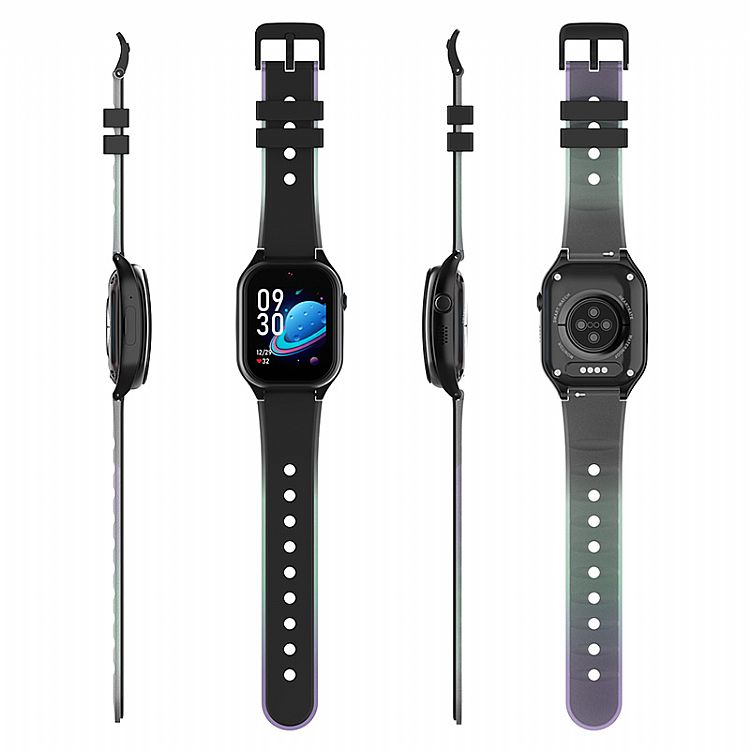 Montre GPS pour enfants Wonlex CT26 4G : petite montre à écran incurvé avec IA et capteurs de santé