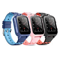 KT18 Montre connectée GPS 4G Android pour enfants double caméra grand écran