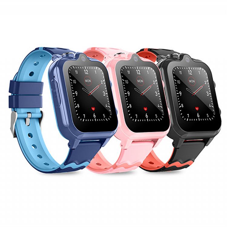 KT18 Montre connectée GPS 4G Android pour enfants double caméra grand écran