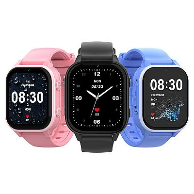 KT19 Montre connectée GPS 4G Android pour enfants grand écran SOS