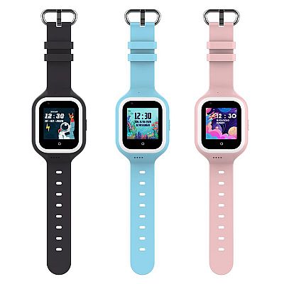 Wonlex Montre connectée pour enfants KT21 avec 4G, GPS, Wi-Fi et appels vidéo