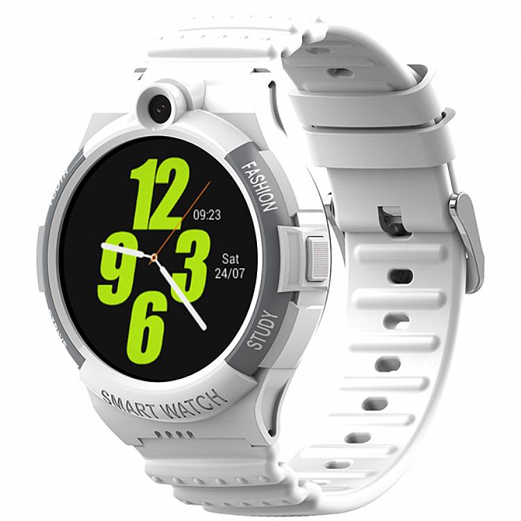 KT25S Montre connectée GPS 4G ronde pour enfants appel vidéo