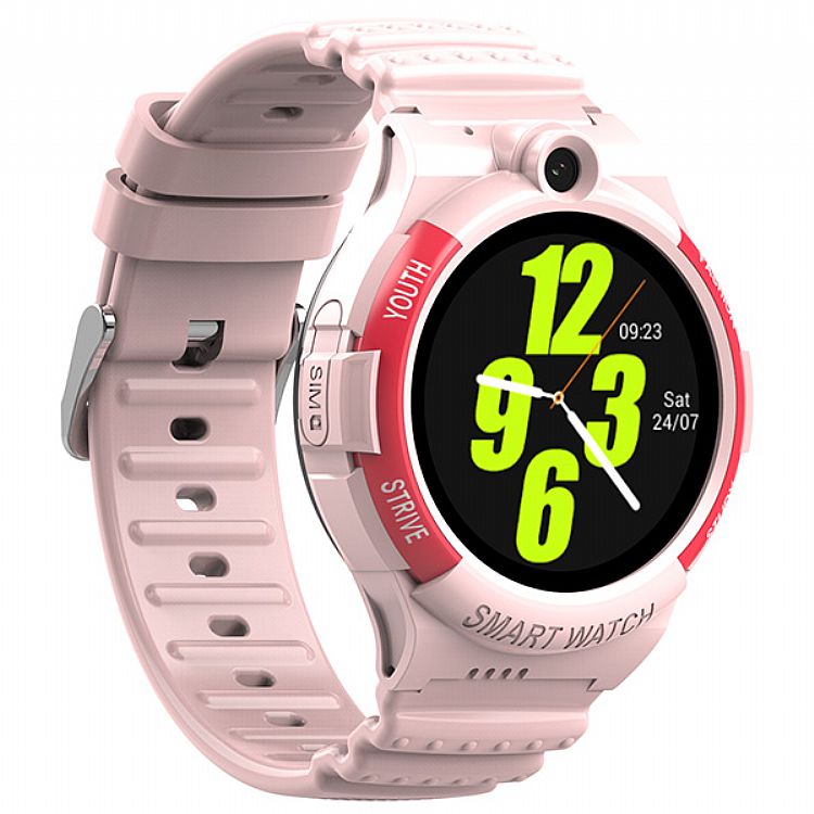 KT25S Montre connectée GPS 4G ronde pour enfants appel vidéo