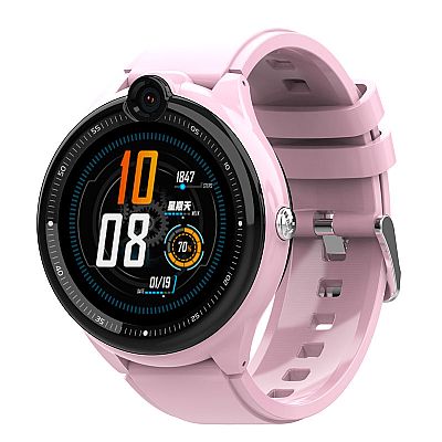 Wonlex KT26 Montre connectée GPS 4G ronde pour enfants appel vidéo