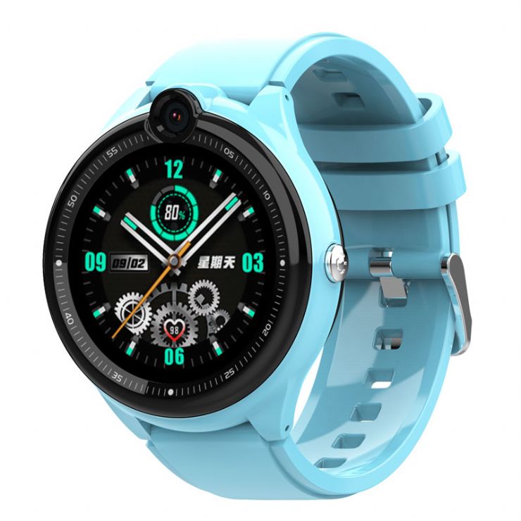 Wonlex KT26 Montre connectée GPS 4G ronde pour enfants appel vidéo