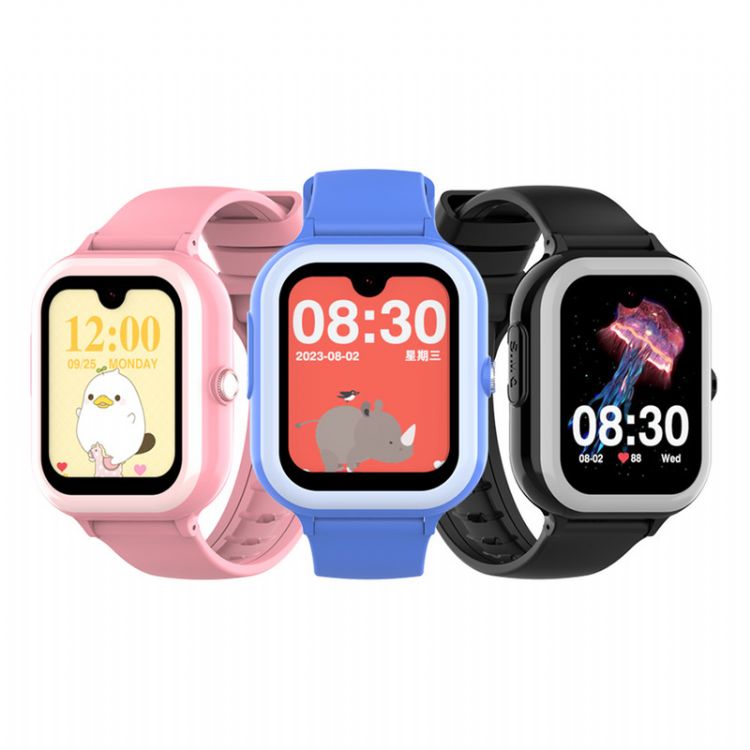 Wonlex 4G AMOLED écran GPS Android 8.1 enfants appel vidéo SmartWatch KT31