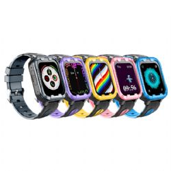 Wonlex 4G Android 8.1 Kids Videocall GPS SmartWatch KT32 Correspondance des couleurs colorées