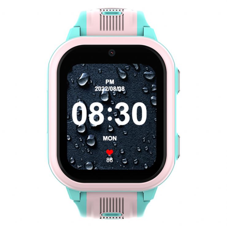 Montre connectée Wonlex KT41 4G Android avec écran AMOLED incurvé et suivi de la santé