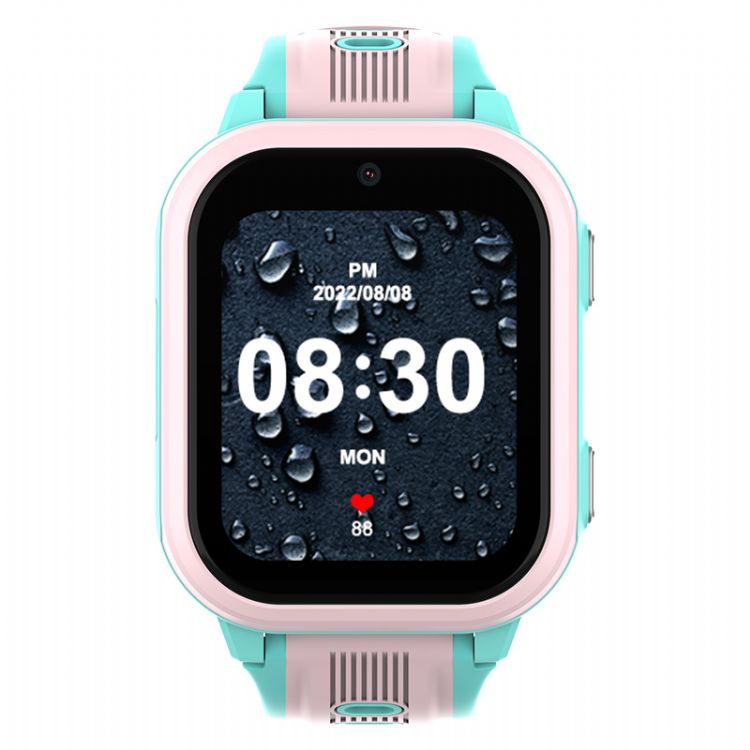 Montre connectée Wonlex KT41 4G Android avec écran AMOLED incurvé et suivi de la santé