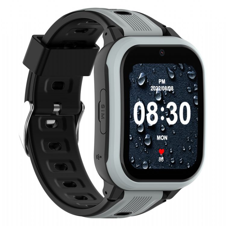 Montre connectée Wonlex KT41 4G Android avec écran AMOLED incurvé et suivi de la santé