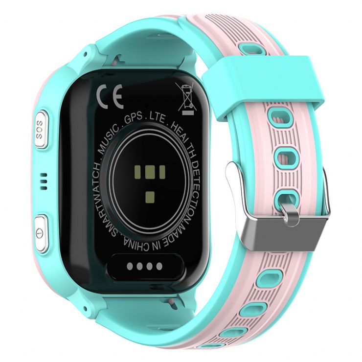 Montre connectée Wonlex KT41 4G Android avec écran AMOLED incurvé et suivi de la santé