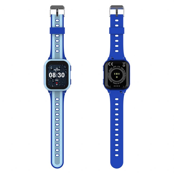 Montre connectée Wonlex KT41 4G Android avec écran AMOLED incurvé et suivi de la santé