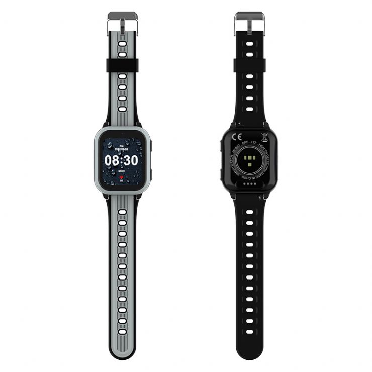 Montre connectée Wonlex KT41 4G Android avec écran AMOLED incurvé et suivi de la santé