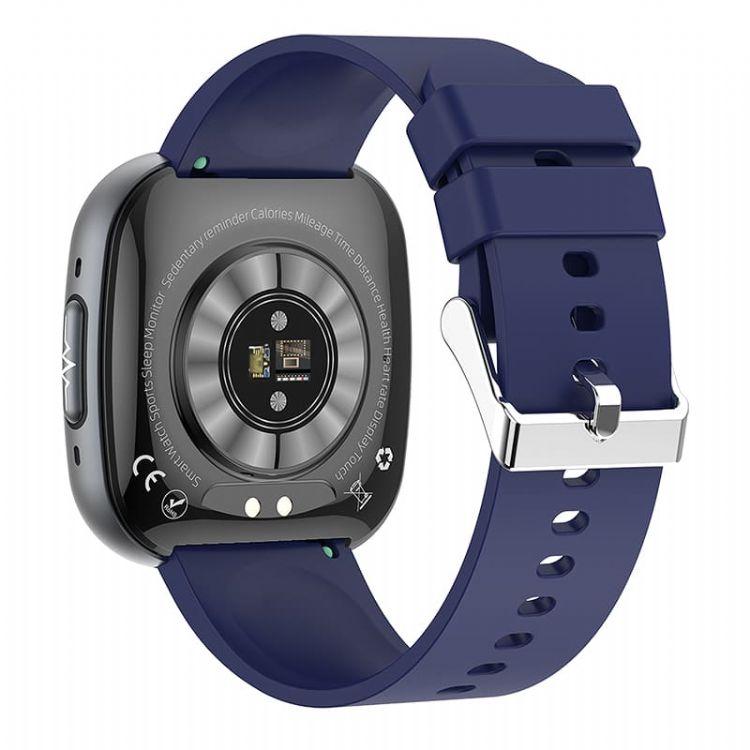 MF17 Montre connectée ECG au design fin avec appels Bluetooth