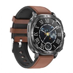 Montre connectée santé MF18 AMOLED avec ECG et appels Bluetooth