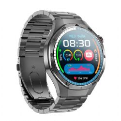 Montre de santé intelligente MF20 AMOLED avec accès NFC, ECG Glass